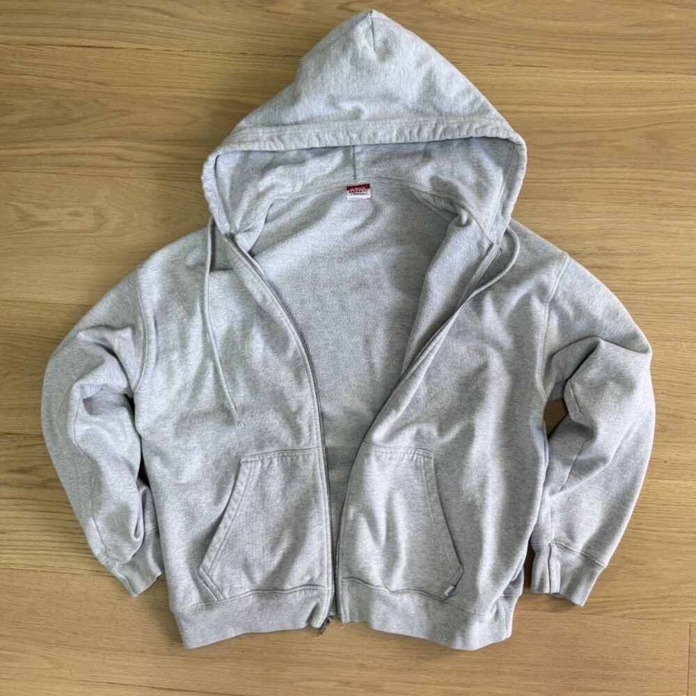 Aritzia TNA Extra Fleece Grey Hoodie